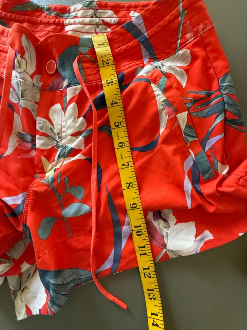 Athleta Women's Hudson Boardshorts Iris Garden On Fire Board Shorts 10 Tropical - Picture 6 of 10